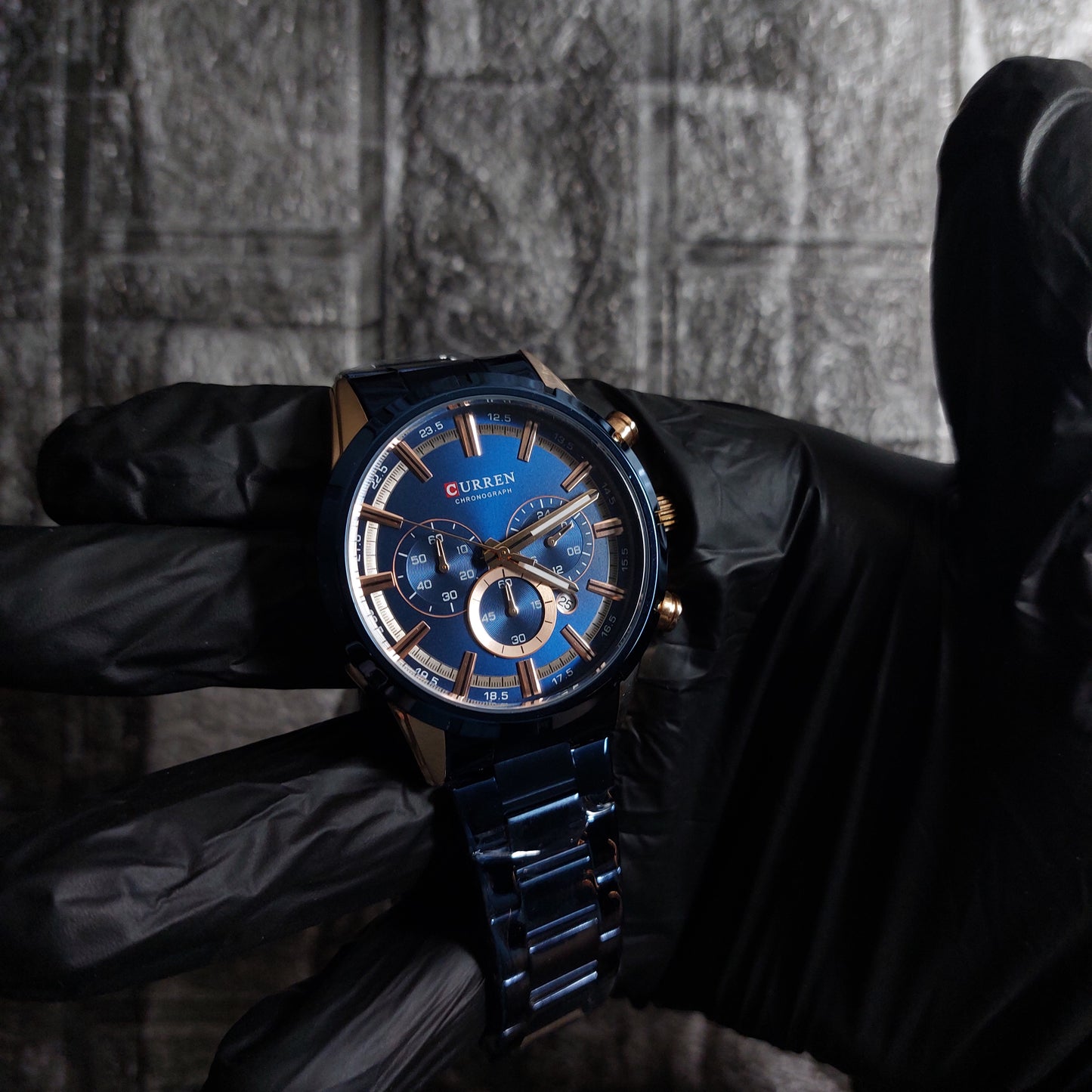 Reloj CURREN Blue Deportivo Acero Inoxidable