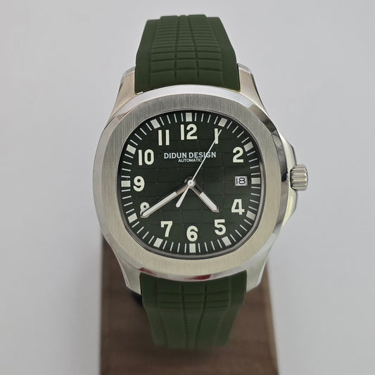 Reloj Automático Mecánico DIDUN Inspiración Aquanut Green
