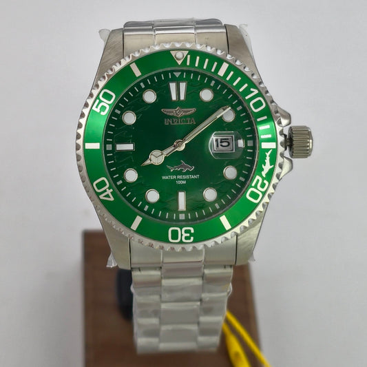 Reloj INVICTA Pro Diver Green 43mm 100metros (30020)