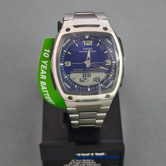 Reloj Casio AW81D-2AV Acero Telememo 30
