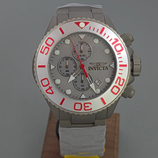 Reloj INVICTA Grand Diver Titanio Red 52mm (49146)