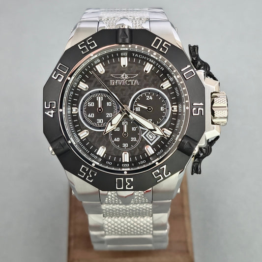 Reloj INVICTA Subaqua Poseidon Silver 200 metros 53.8mm (48357) + Estuche Anti Impacto
