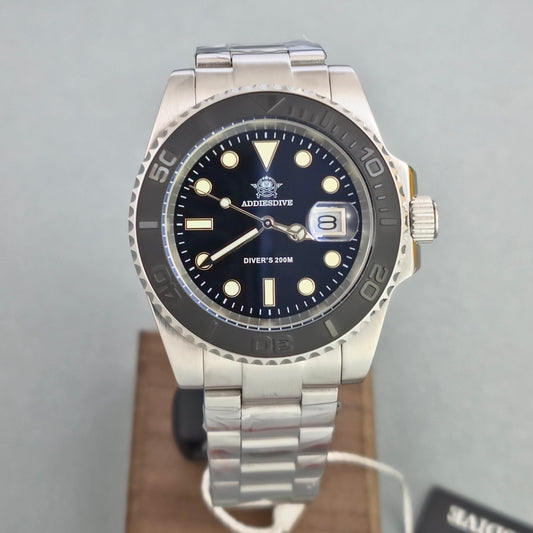 Reloj ADDIESDIVE Inspiración Yacht-Master 200Metros Black