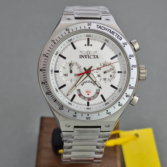Reloj INVICTA Speedway Silver White Moon 44mm (49378)