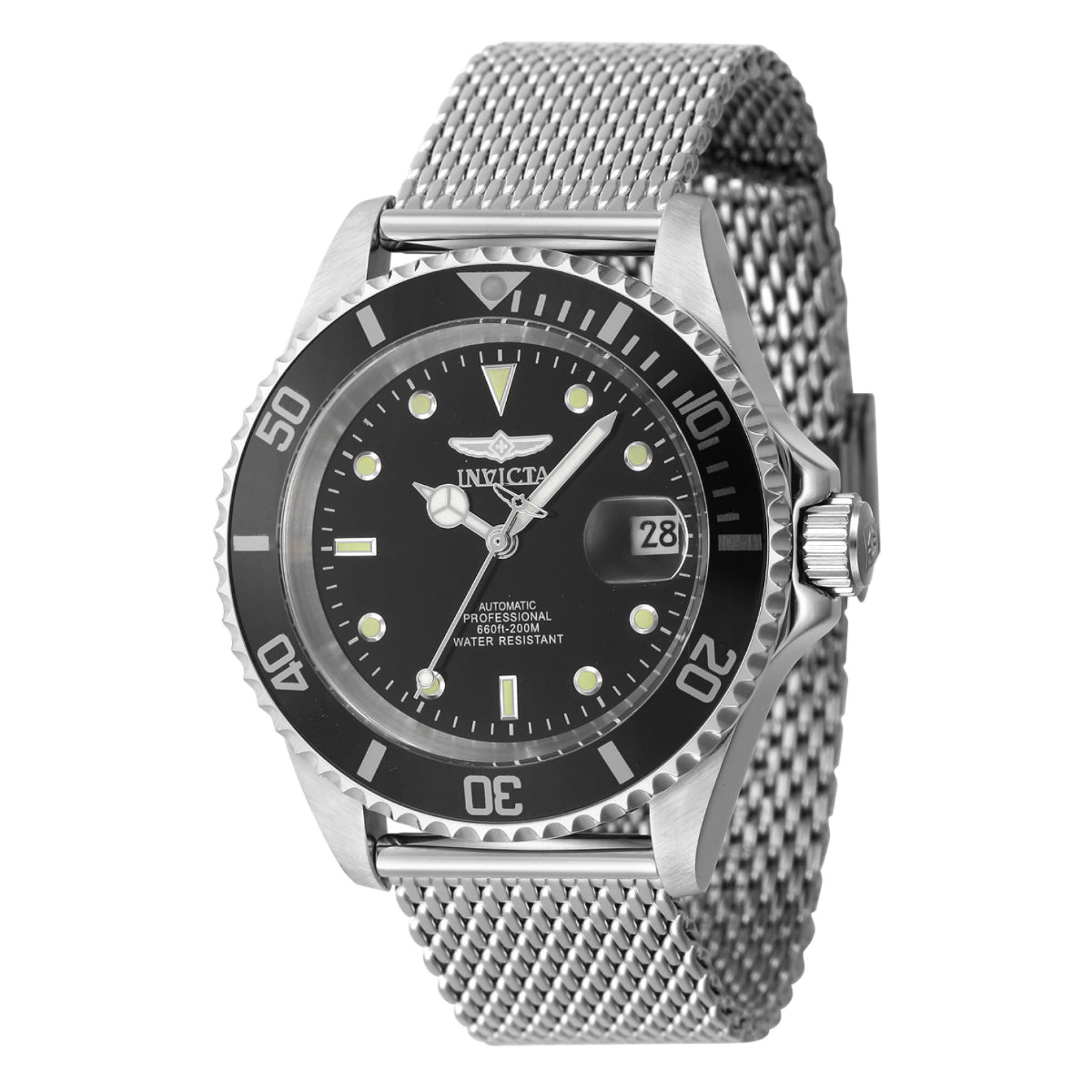Reloj Automático INVICTA Pro Driver Apex Submarino Black 200 Metros 40mm