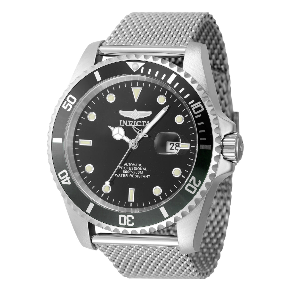 Reloj Automático INVICTA Pro Driver Submarino Black 200 Metros 47mm