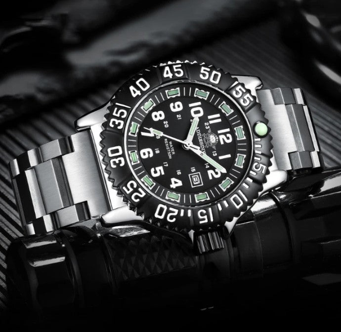 Reloj ADDIESDIVE Estilo Militar Acero Inox 50 Metros