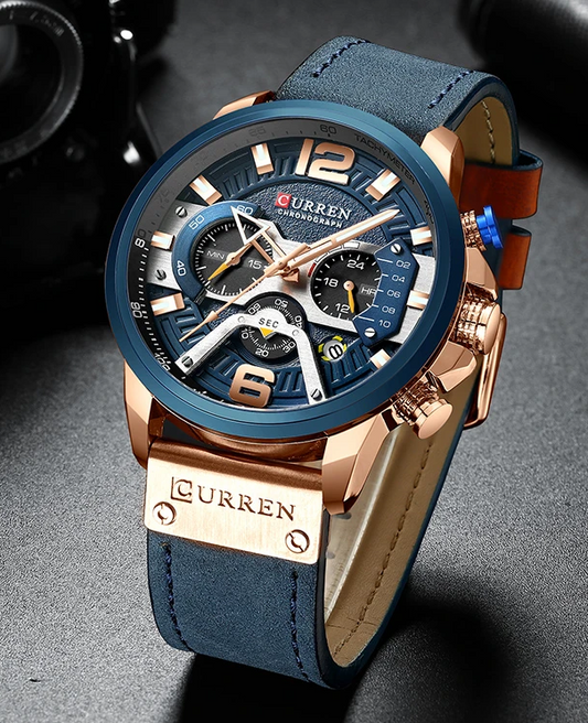 Reloj CURREN Blue Sport Cuero