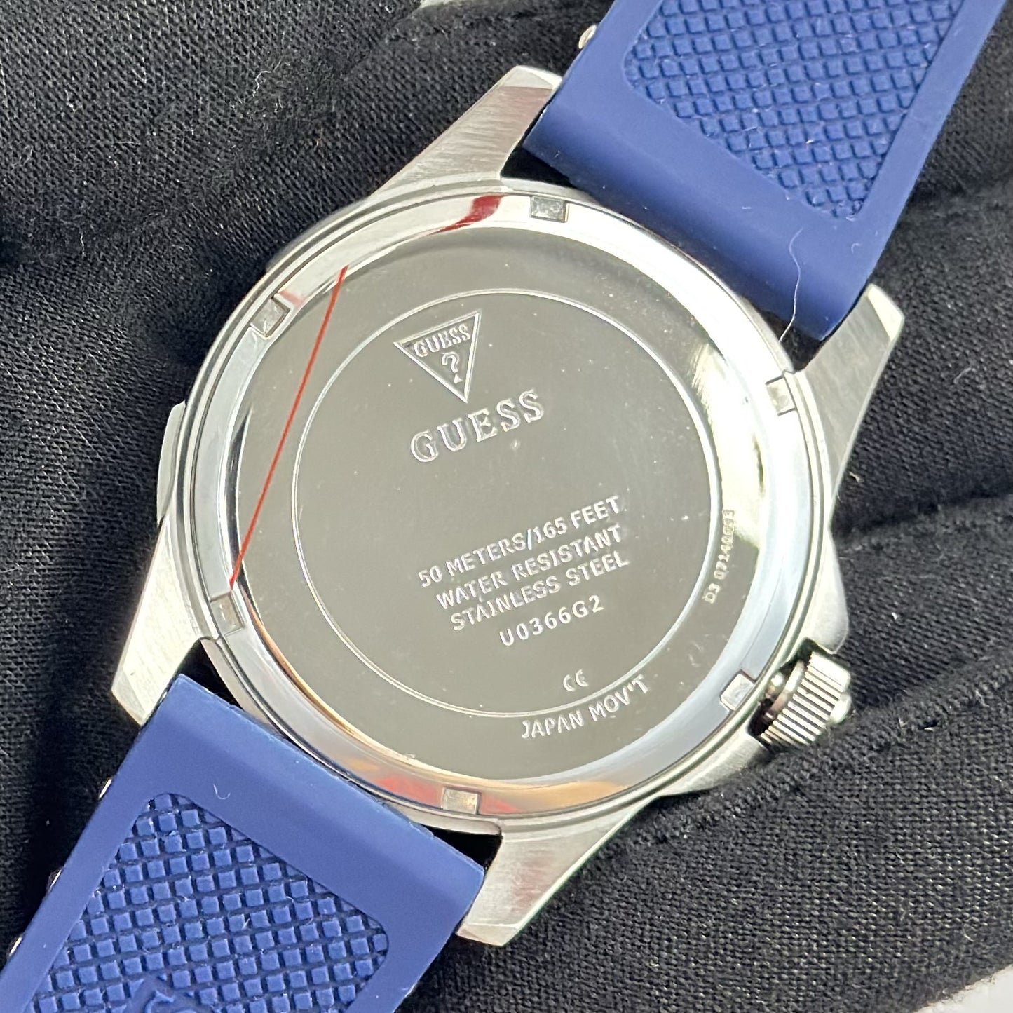 Reloj GUESS Oasis U0366G2 Genuino SilverAzul Multifuncional 100M