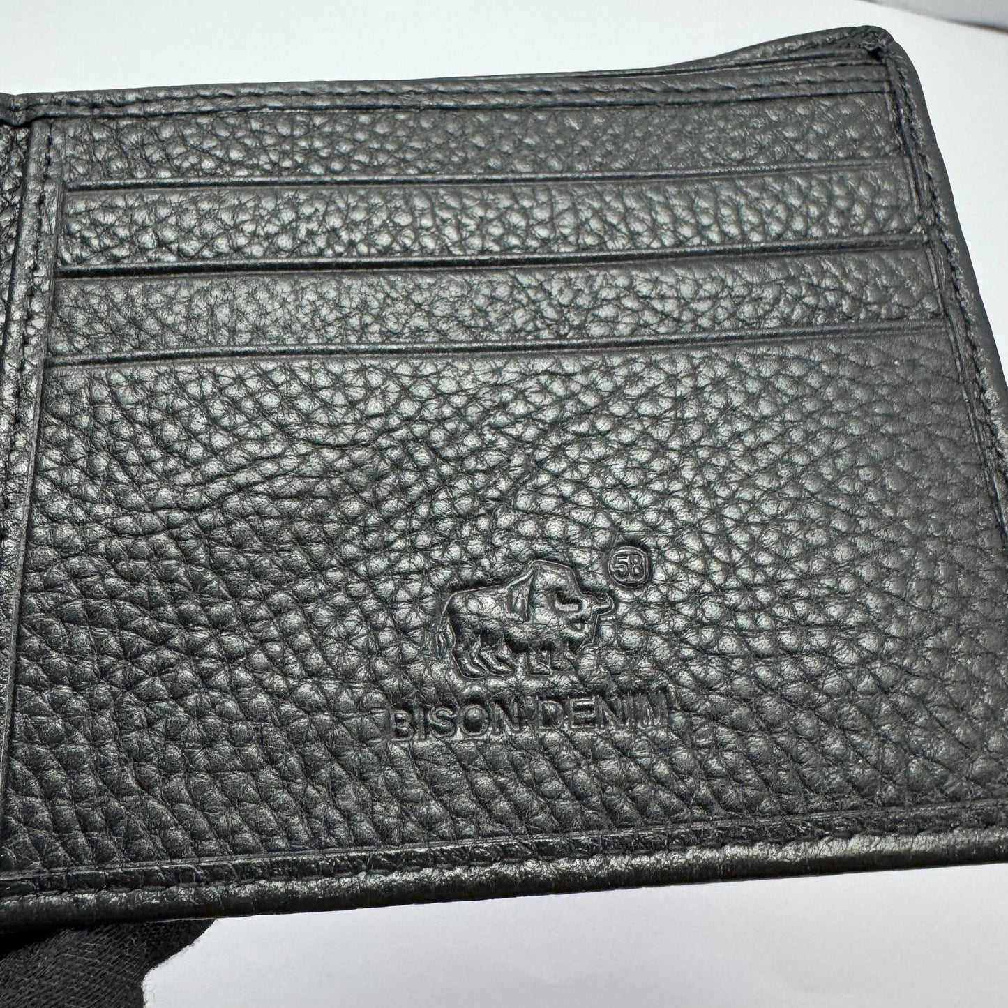 Billetera BISON DENIM Cuero Genuino