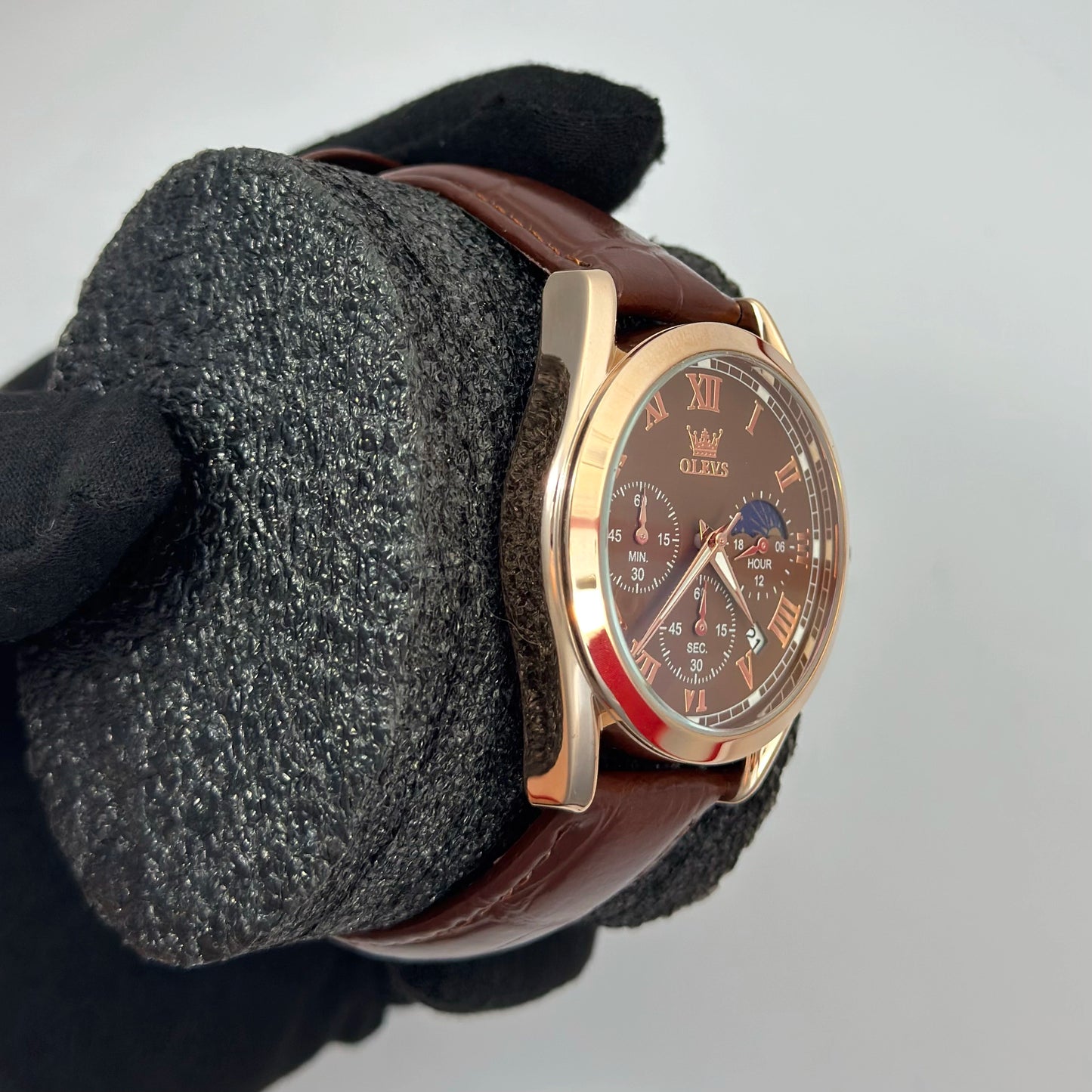 Reloj OLEVS Cuero Diseño Elegante