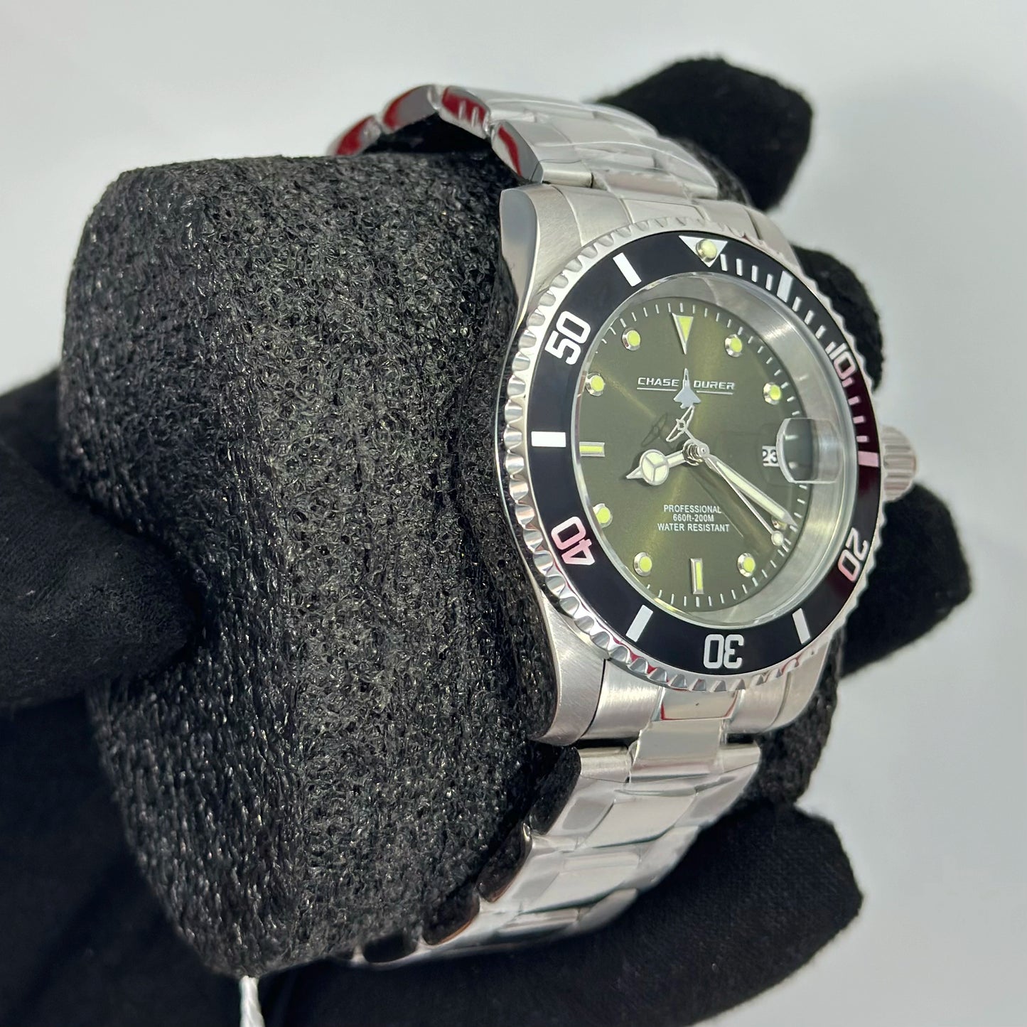 Reloj CHASE DURER Submarino SteelGreen Submarino 200 Metros 40mm