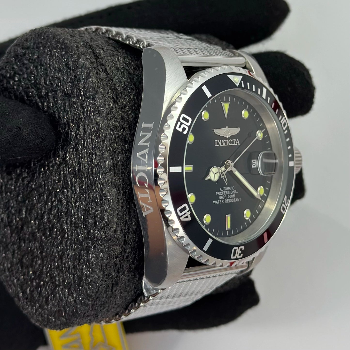 Reloj Automático INVICTA Pro Driver Submarino Black 200 Metros 47mm