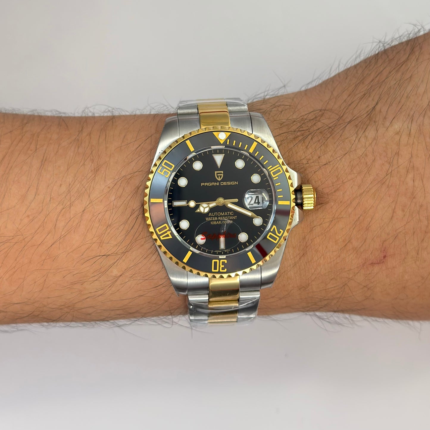 Reloj Automático PAGANI DESIGN Submariner Rolesor (PD1639)