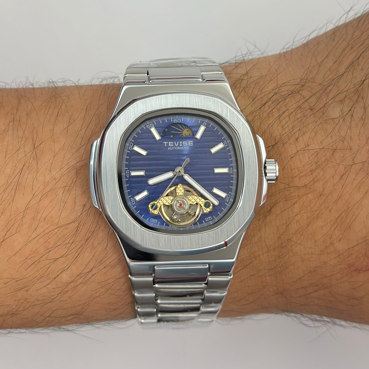 Reloj TEVISE Automatico Mecanico Open Hearth