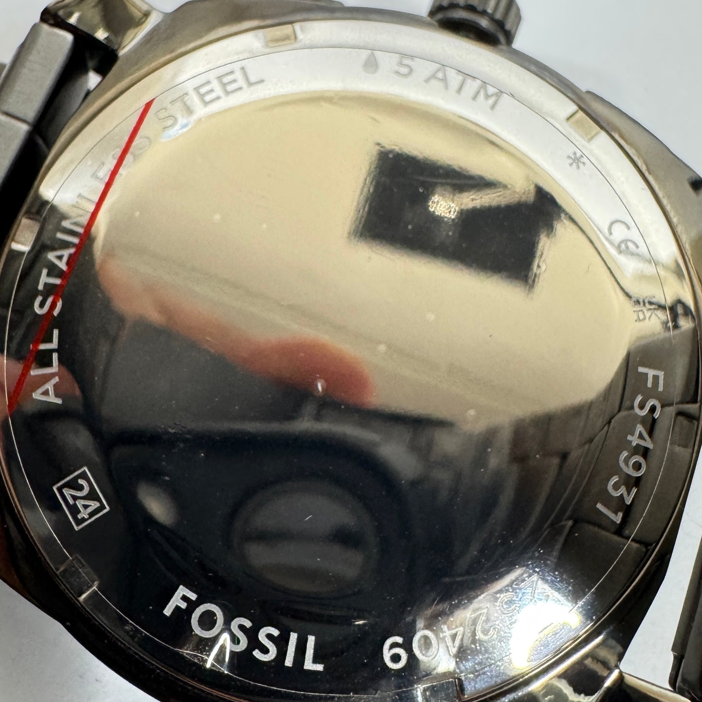 Reloj FOSSIL Machine Chronograph Smoke Stainless 45mm FS4931