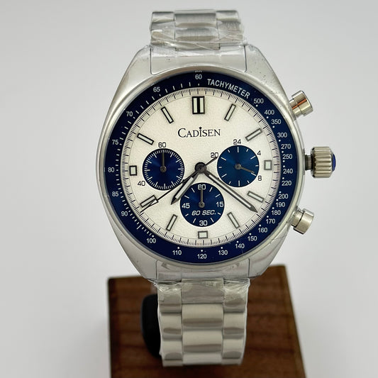 Reloj CADISEN Estilo Panda Blue White