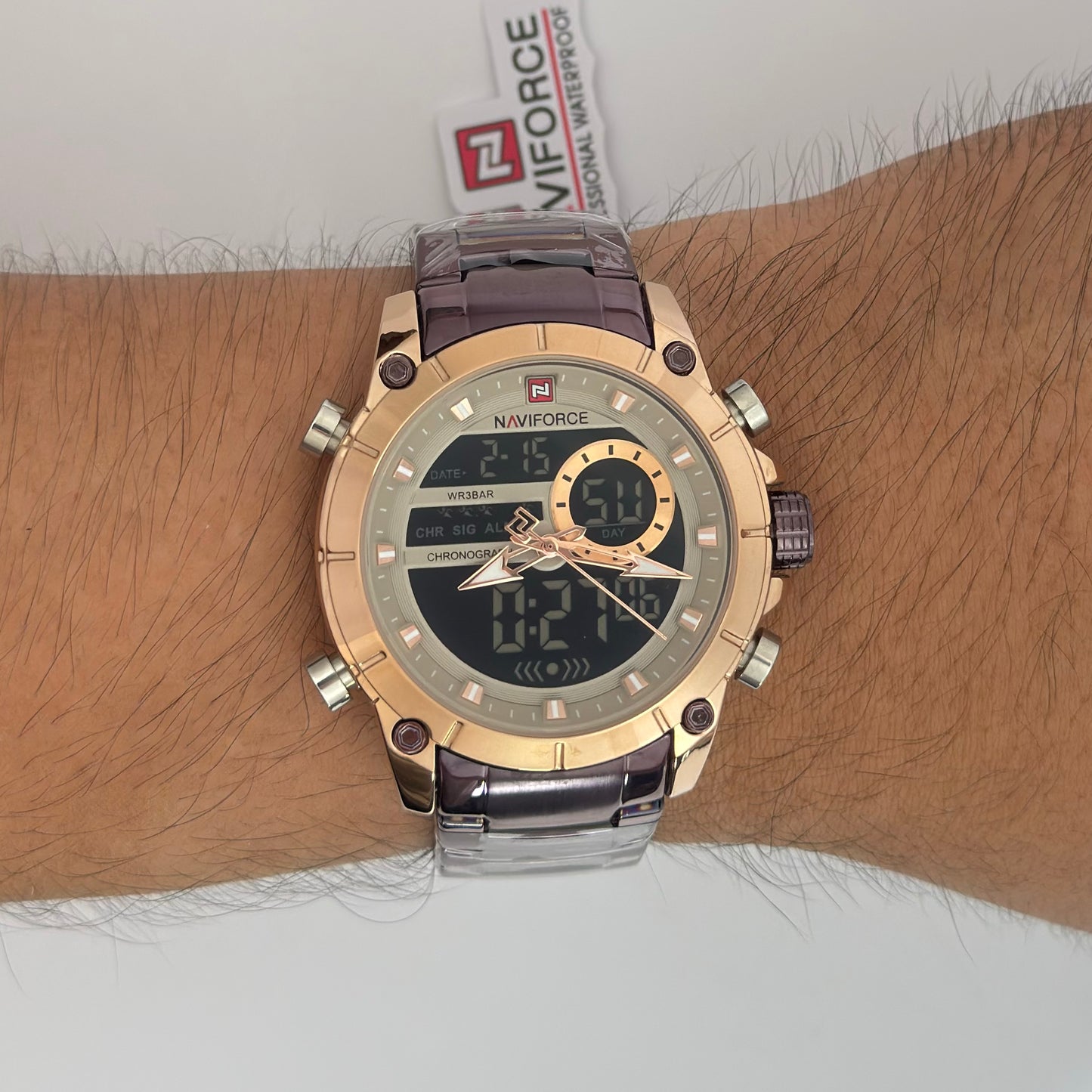 Reloj NAVIFORCE Brown Militar Original