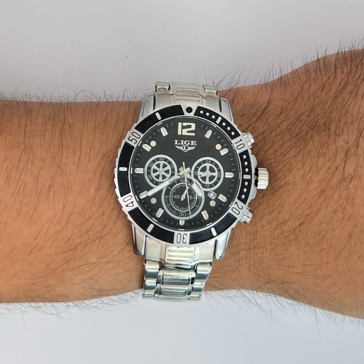 Reloj LIGE Steel Cronografo