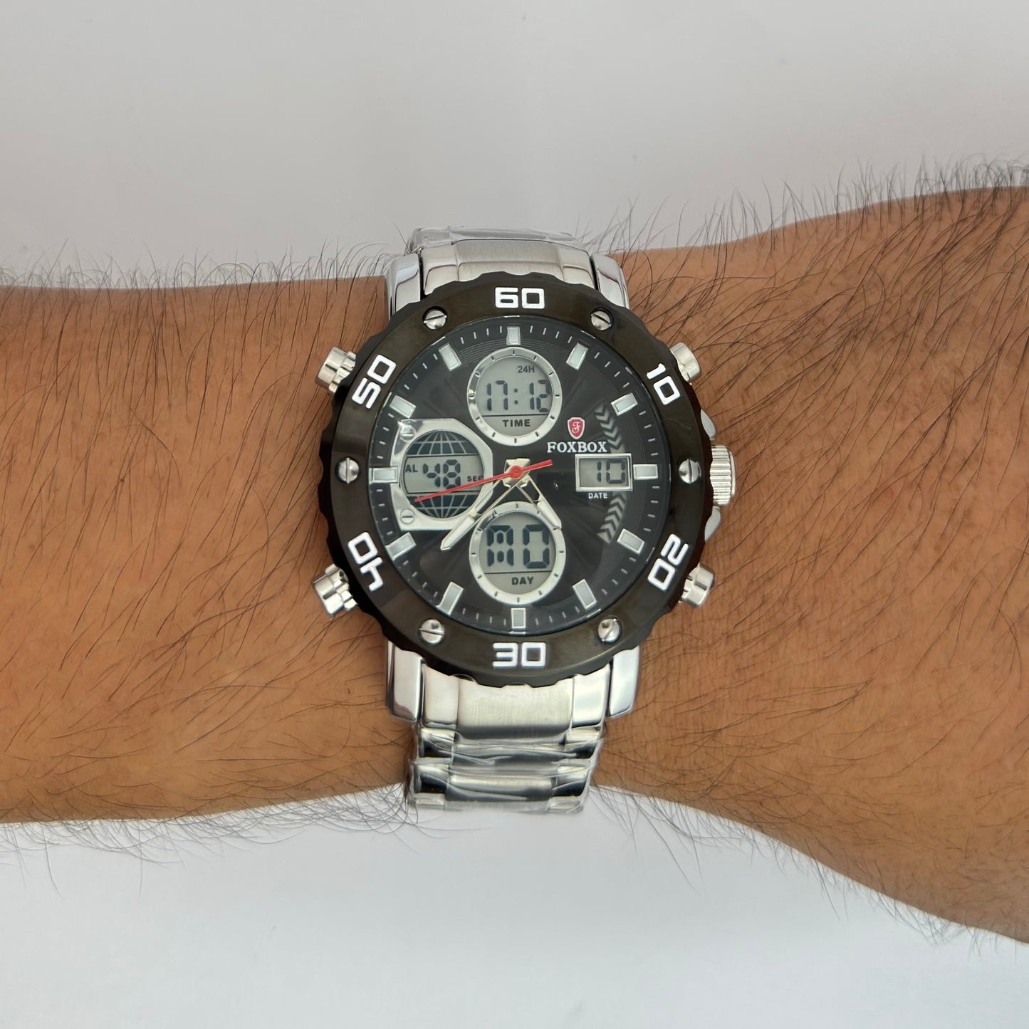 Reloj FOXBOX Chrono Silver Original