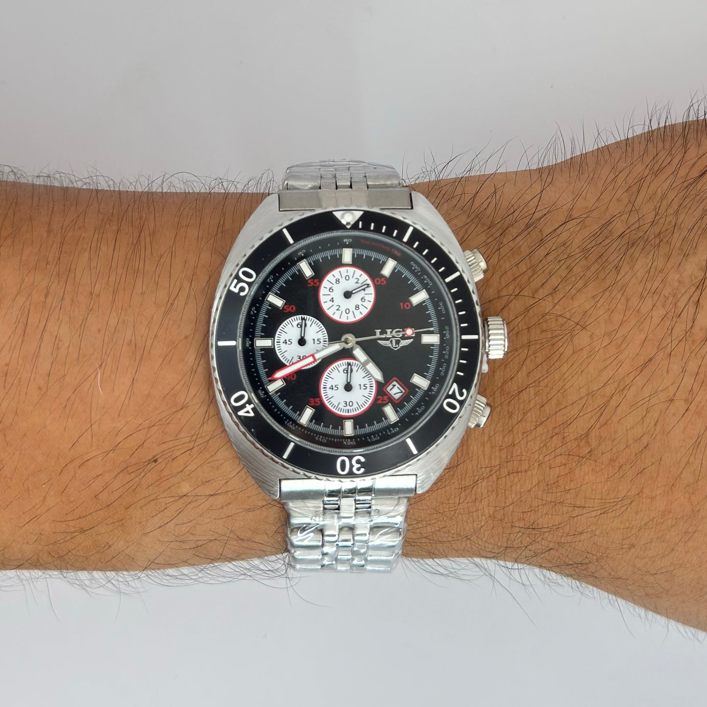 Reloj LIGE Estilo Submarino Cronógrafo