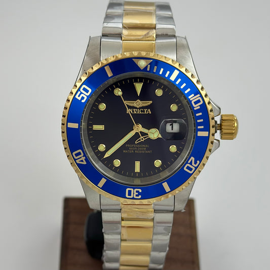 Reloj INVICTA Pro Diver 26972 Submariner GoldenBlue 200metros 40mm