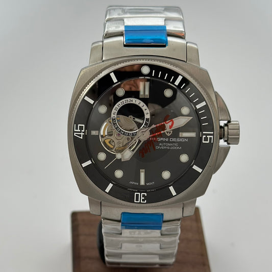 Reloj Automático PAGANI DESIGN Submersible Diver Black (PD1736)