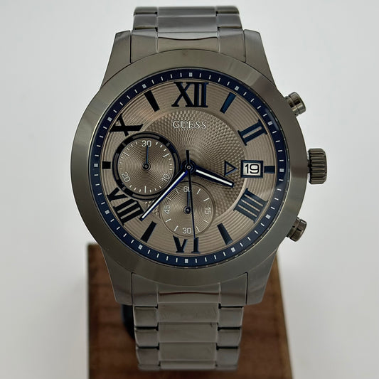 Reloj GUESS Atlas U0668G2 GunMetal Original