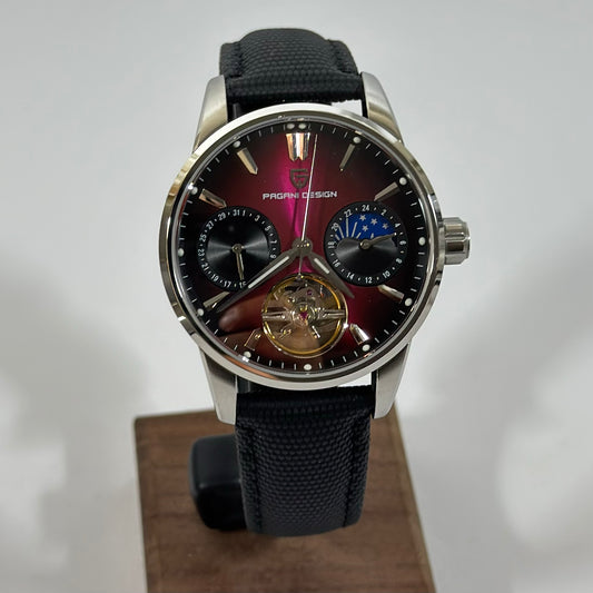 Reloj Automático PAGANI DESIGN Imperial Aurora Silver Red(PDYS021)