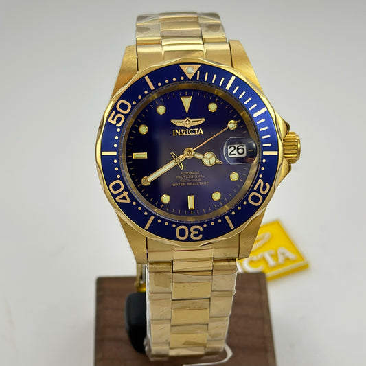 Reloj Automático INVICTA Pro Diver Gold Blue 40mm (8930)