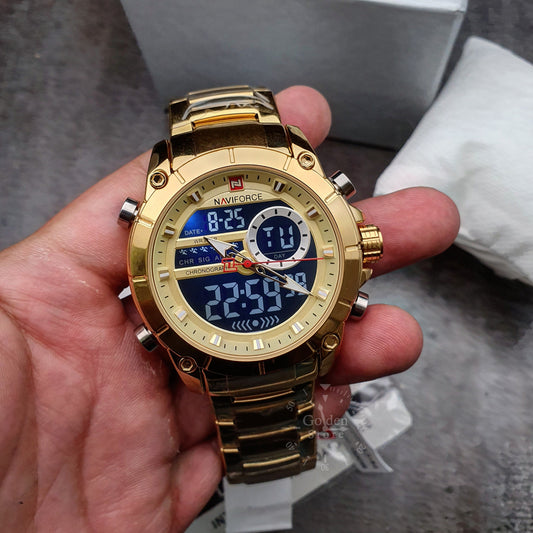 Reloj NAVIFORCE Golden Militar Original