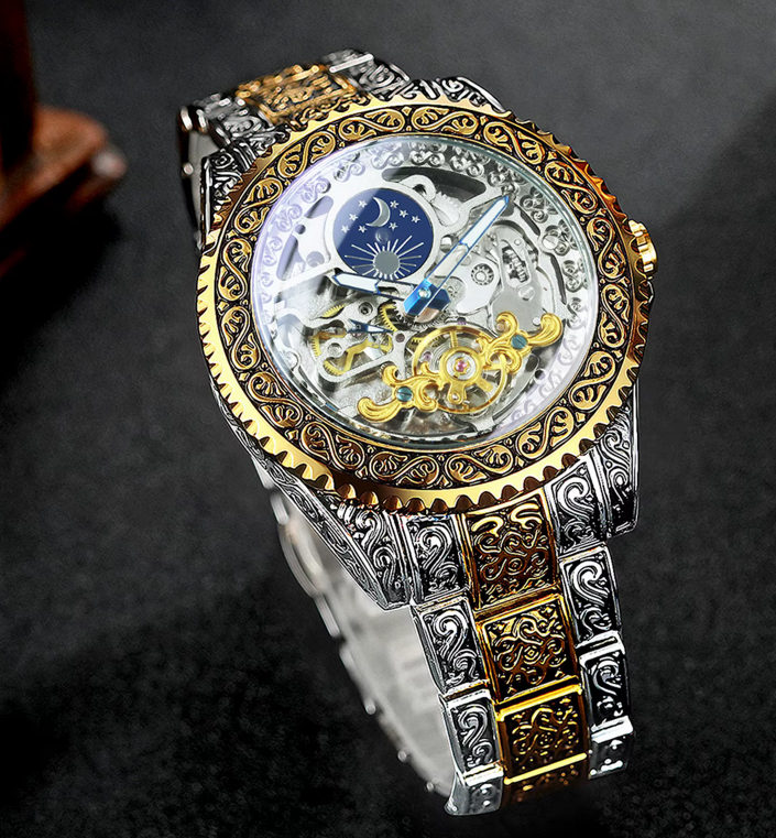 Reloj FORSINING Imperial Gold Automatico Original