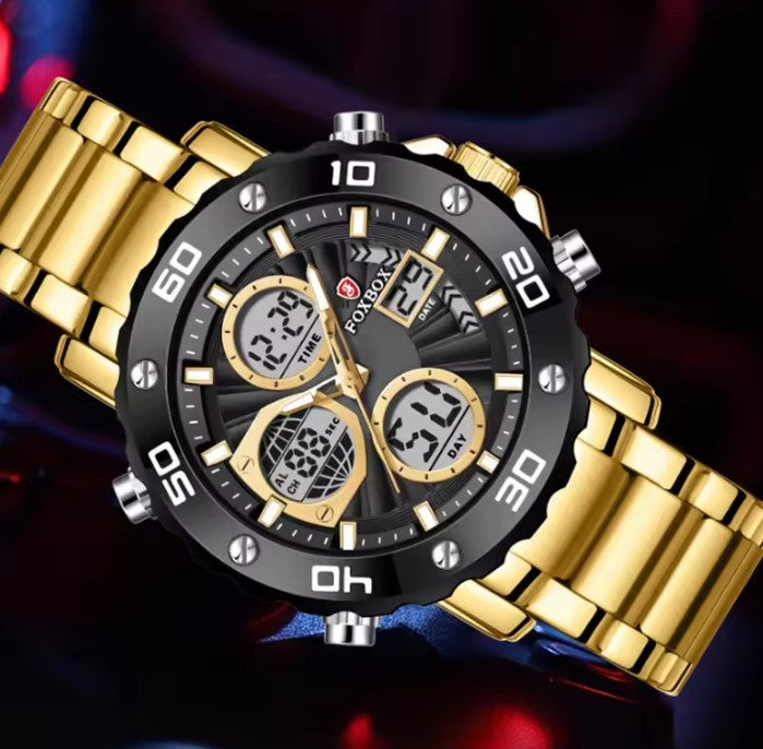 Reloj FOXBOX Chrono Gold Original