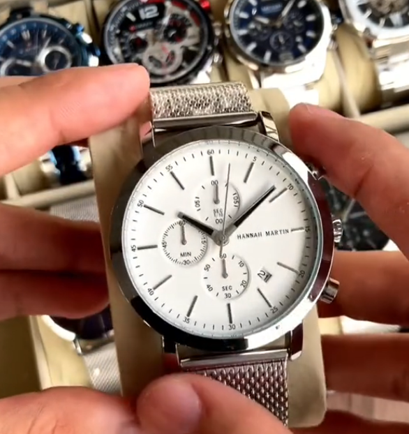 Reloj HANNAH MARTIN Artic Silver