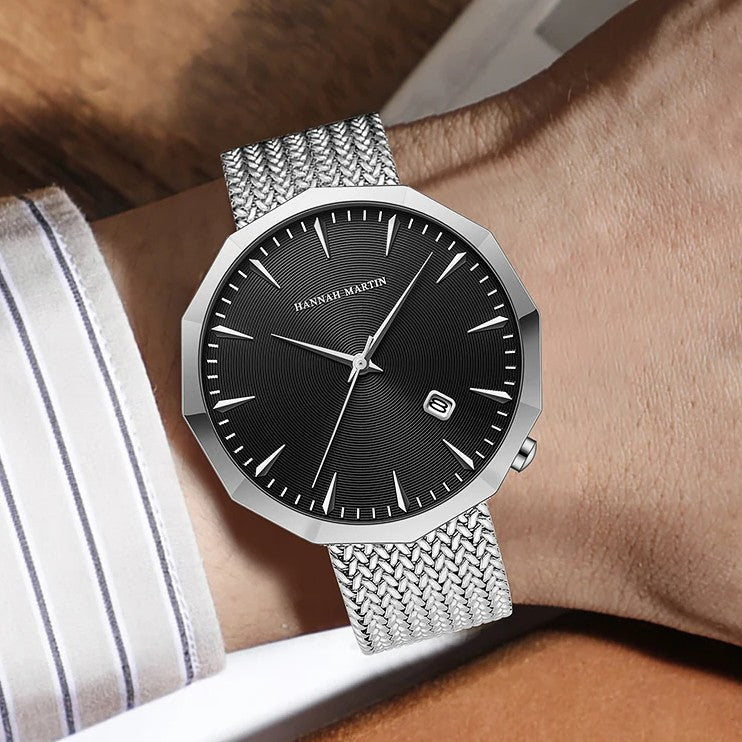 Reloj HANNAH MARTIN Poligonal Minimalista