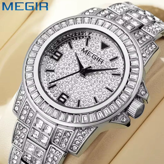 Reloj MEGIR Diseño Diamantes de Lujo