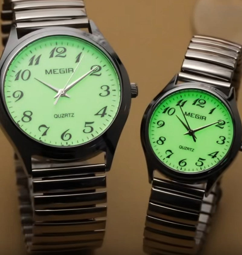 Reloj MEGIR de Parejas Acero Inoxidable