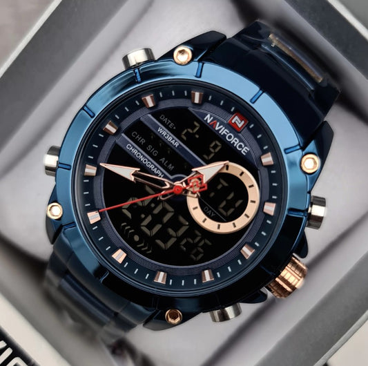 Reloj NAVIFORCE Blue Militar Original