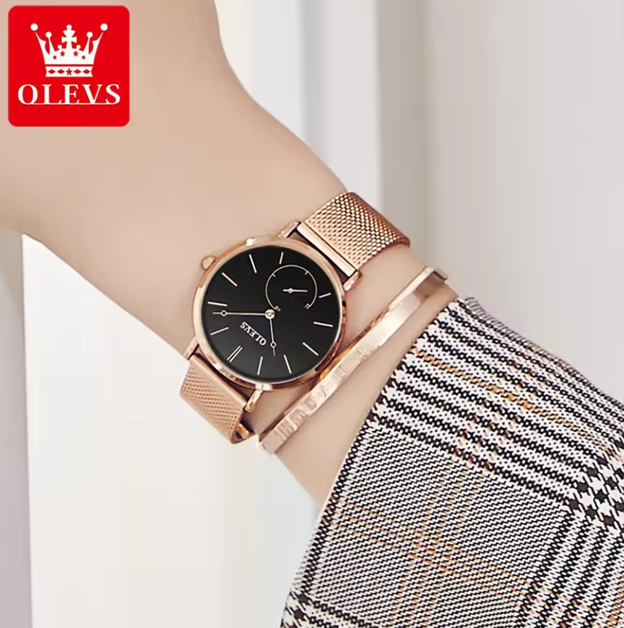 Reloj OLEVS Classic Black Rose