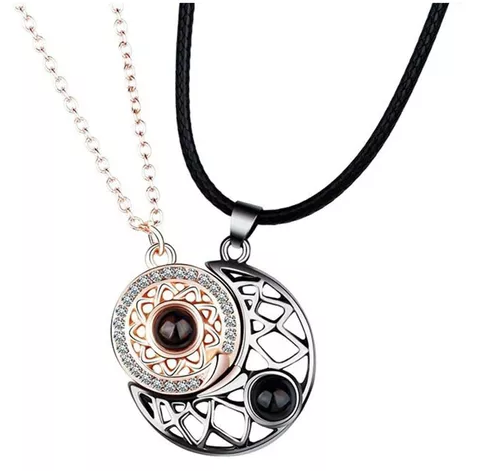 Collar Sol y Luna 100 idiomas