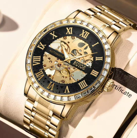 Reloj RUIGE Automatico Mecanico Imperial Gold