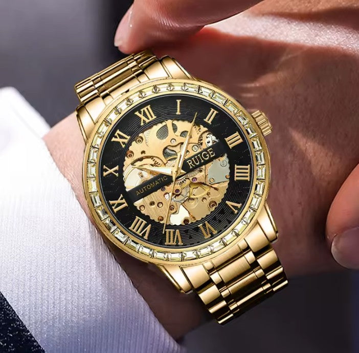Reloj RUIGE Automatico Mecanico Imperial Gold