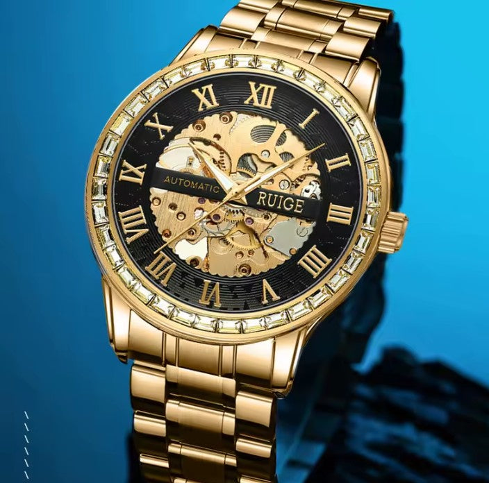 Reloj RUIGE Automatico Mecanico Imperial Gold
