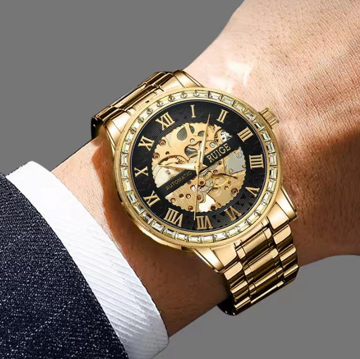 Reloj RUIGE Automatico Mecanico Imperial Gold