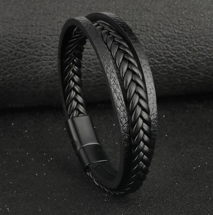 Pulsera Sombra de Cuero 21cm