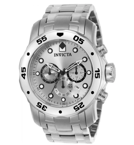 Reloj INVICTA Pro Driver SCUBA Full Silver 48mm (0071)