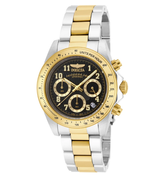Reloj INVICTA Professional Speedway Gold Black 200metros (17027)