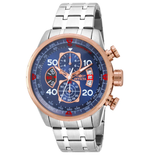 Reloj INVICTA Aviator Rose Blue 48mm (17203)