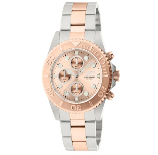 Reloj INVICTA Pro Diver Chronograph Rose Gold 200metros 43.5mm (1775)