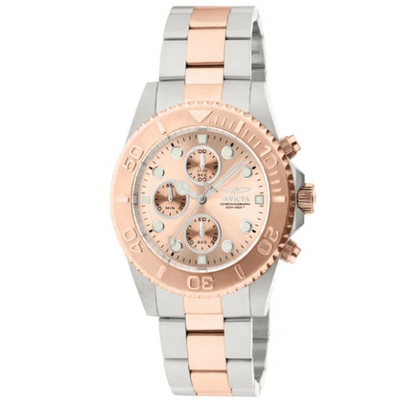 Reloj INVICTA Pro Diver Chronograph Rose Gold 200metros 43.5mm (1775)